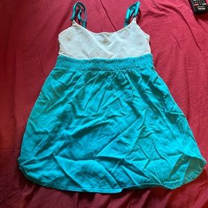 LULULEMON TURQUIOSE TANK TOP BUILT IN BRA